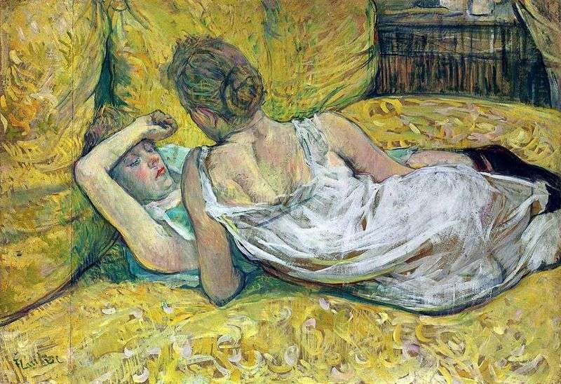 Dwaj przyjaciele   Henri de Toulouse Lautrec