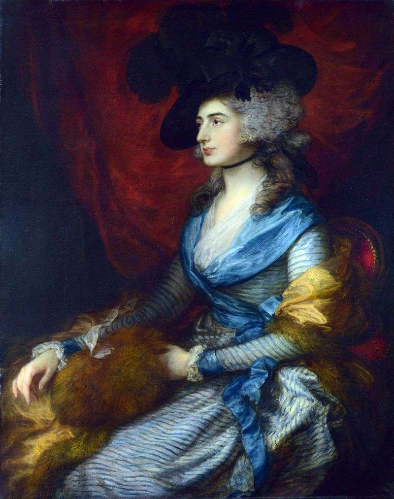 Portret aktorki Sarah Siddons   Thomas Gainsborough