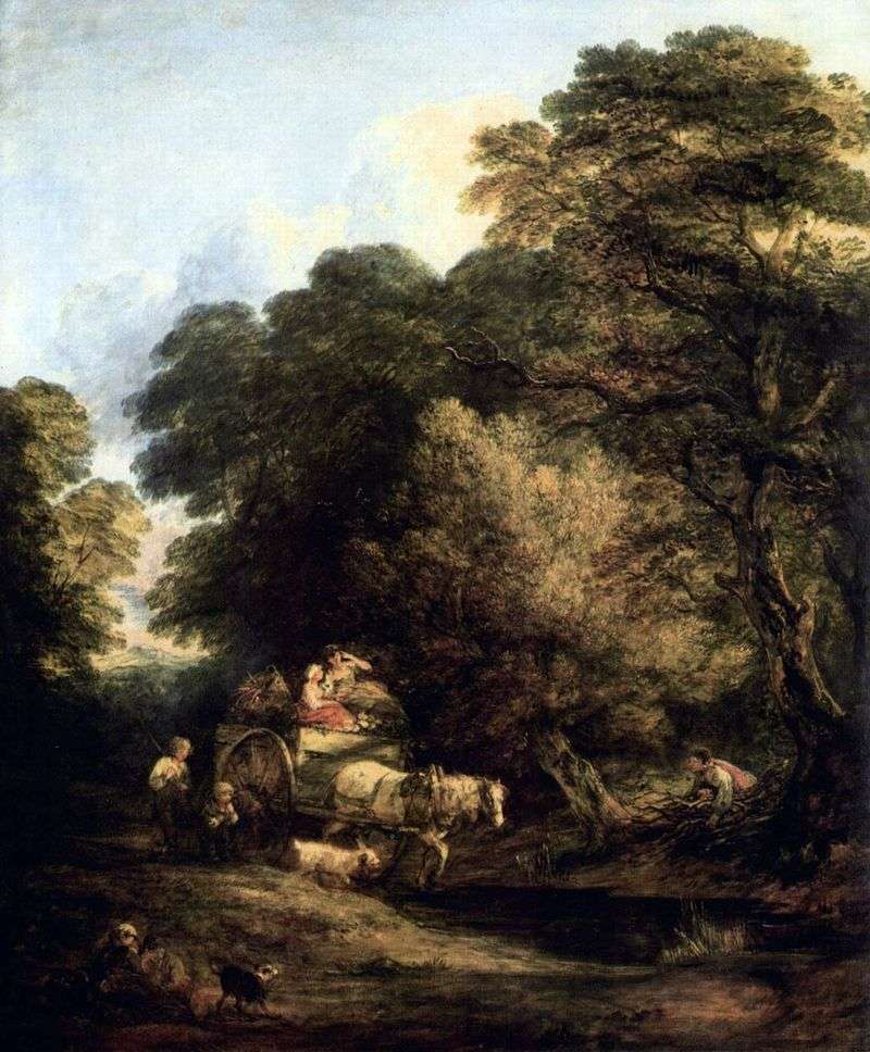 Market Wagon   Thomas Gainsborough