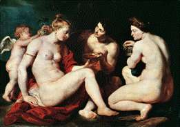 Wenus, Kupidyn, Bachus i Ceres   Peter Rubens