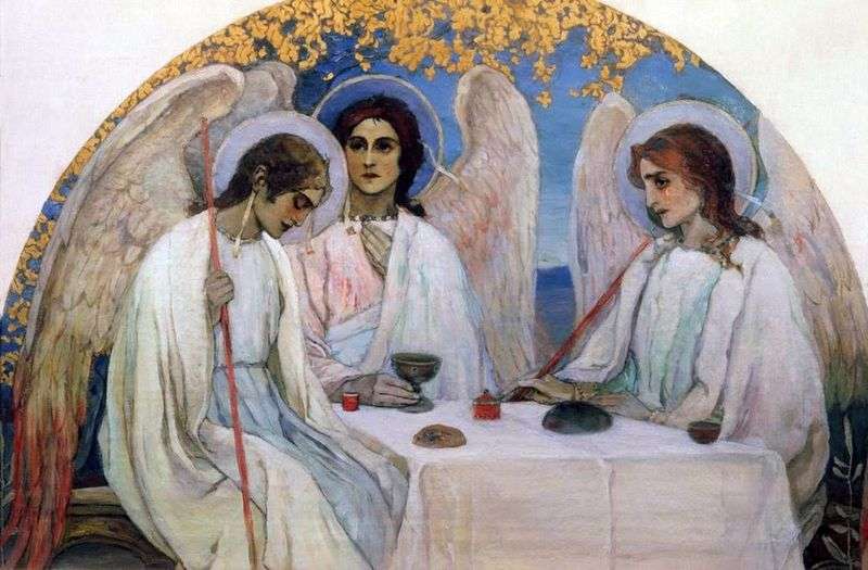 Stary Testament Trójcy   Mikhail Nesterov