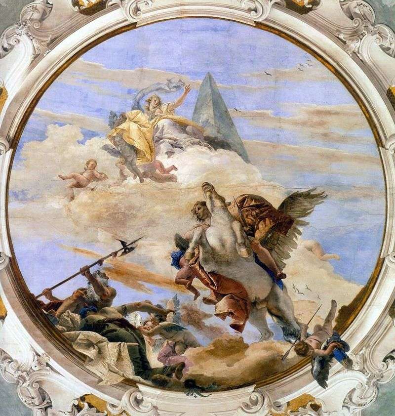 Bellerophon na Pegasusie   Giovanni Battista Tiepolo