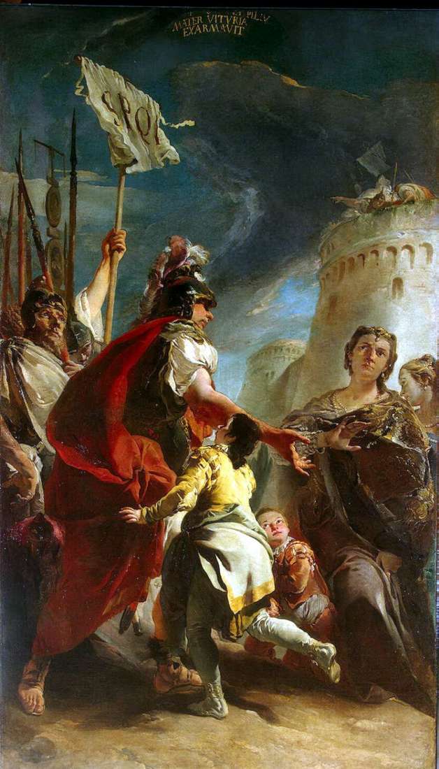 Coriolanus pod murami Rzymu   Giovanni Battista Tiepolo