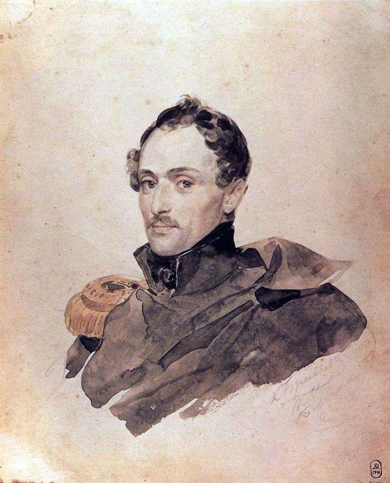 Portret kapitana B. Kosteckiego   Karl Bryullov