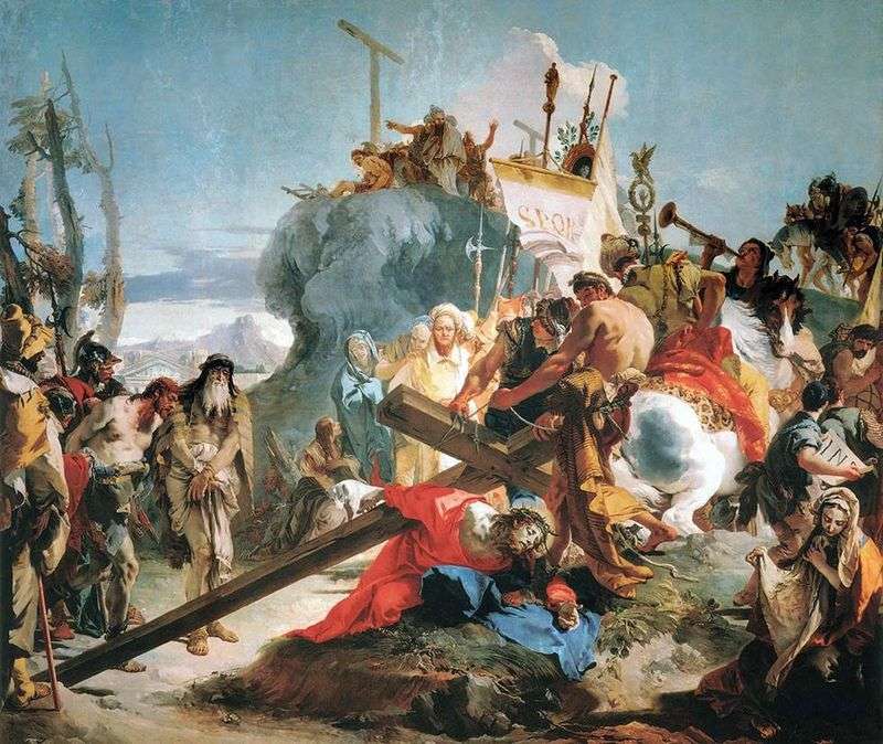 Przenoszenie Krzyża   Giovanni Battista Tiepolo