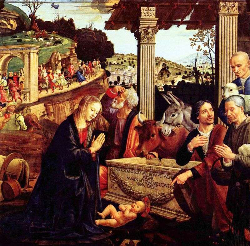 Adoracja Pasterzy   Domenico Ghirlandaio