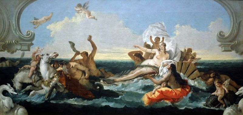 Triumf Amphitrite   Giovanni Battista Tiepolo