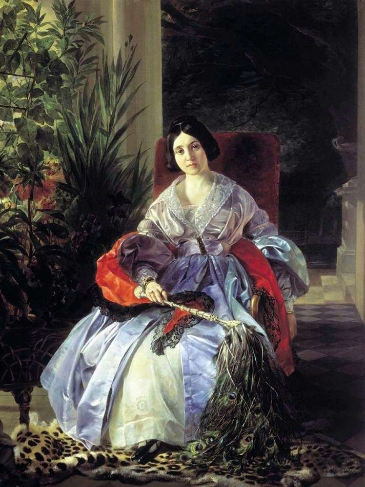 Portret najwyższej księżniczki Elizabeth Saltykova   Karl Bryullov