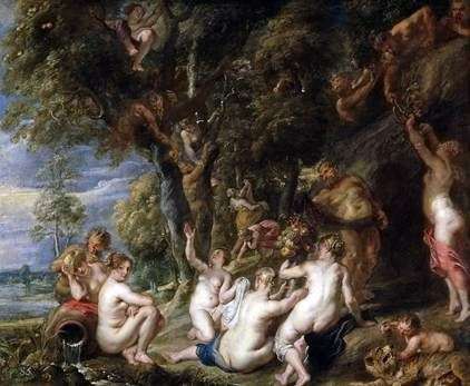 Nimfy i satyry   Peter Rubens