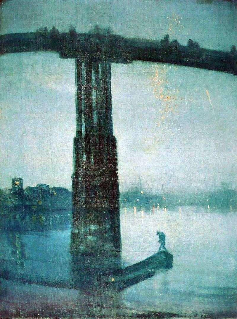 Nocturne in Blue and Gold: Old Battersea Bridge   James Whistler