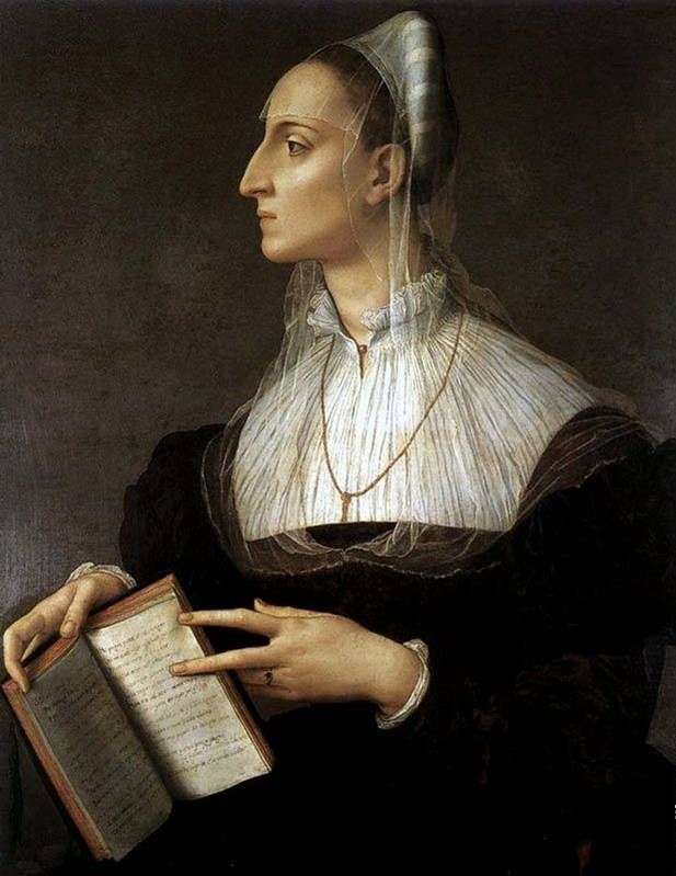 Portret Laury Battiferi   Agnolo Bronzino