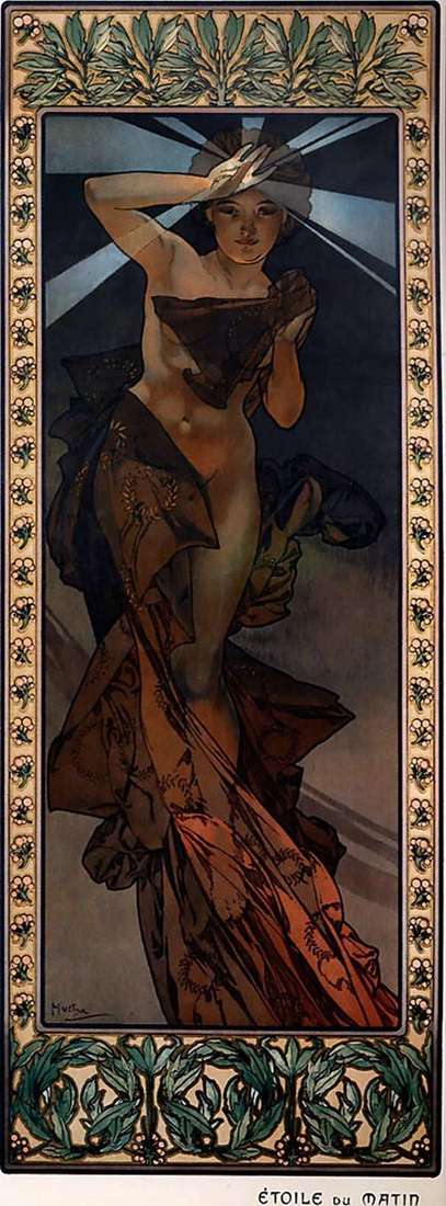 Gwiazda poranna   Alphonse Mucha