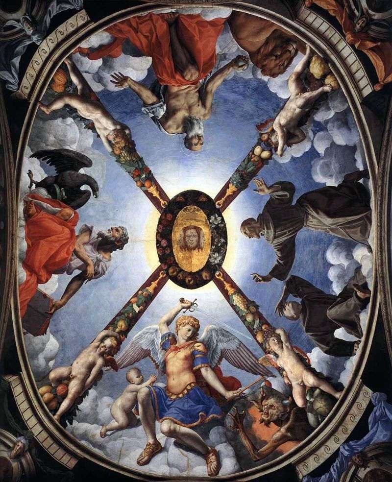 Dekoracja, malowanie sufitów   Agnolo Bronzino