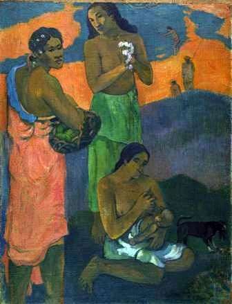 Women by the Sea (Maternity)   Paul Gauguin