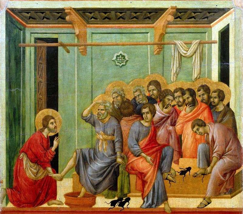 Myjnia stóp   Duccio di Buoninsegna