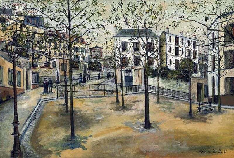 Plac Ravignan   Maurice Utrillo