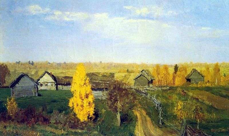 Złota jesień. Slobidka   Isaac Levitan