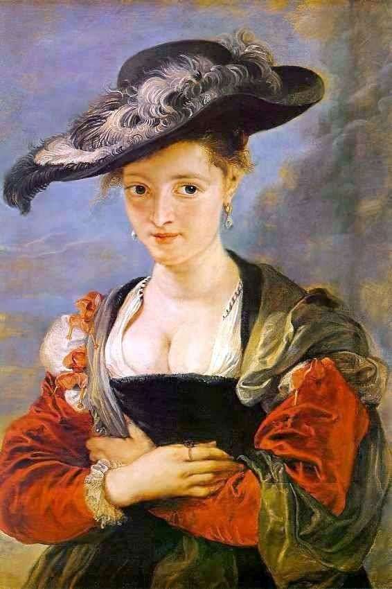 Portret Suzanne Fourment (słomkowy kapelusz)   Peter Rubens