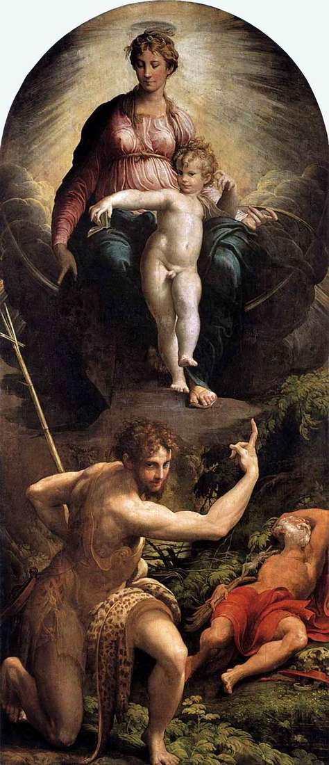 Wizja św. Hieronima   Francesco Parmigianino