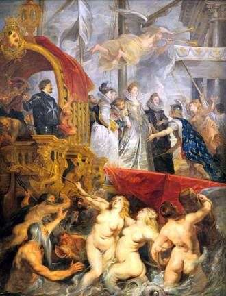 Przybycie Marii de Medici w Marsylii   Peter Rubens