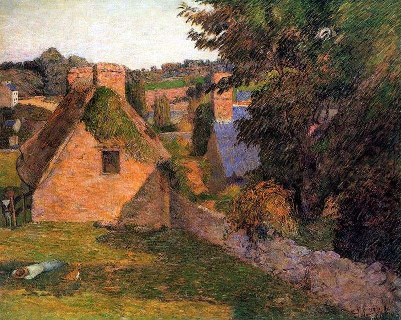Landscape Field Derout Lollichon   Paul Gauguin