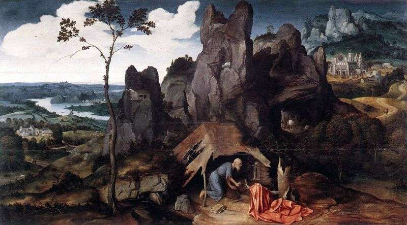 Św. Hieronim na pustyni   Joachim Patinir