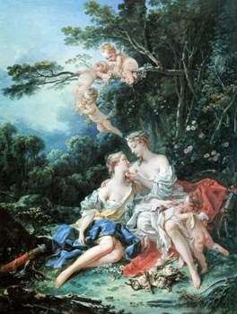 Jowisz i Callisto   Francois Boucher