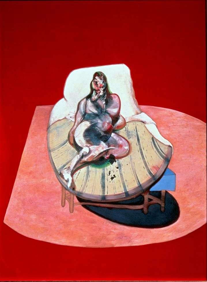 Henrietta Moraes na czerwono   Francis Bacon