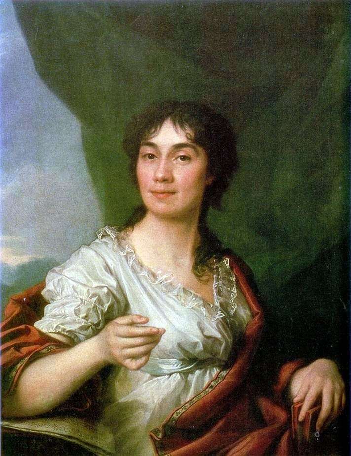 Portret hrabiny A. S. Protasova   Dmitry Levitsky