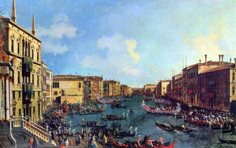 Regaty na Canale Grande   Antonio Canaletto