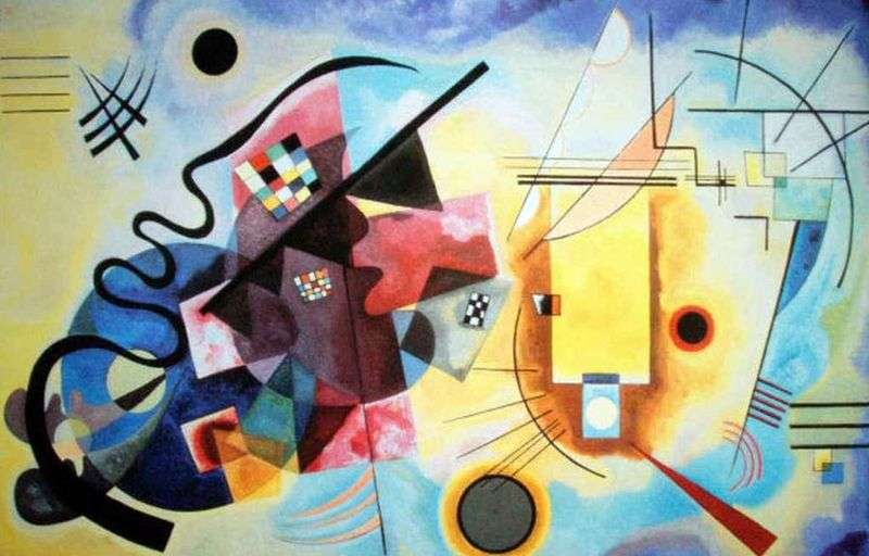 Żółto czerwono niebieski   Wasilij Kandinski