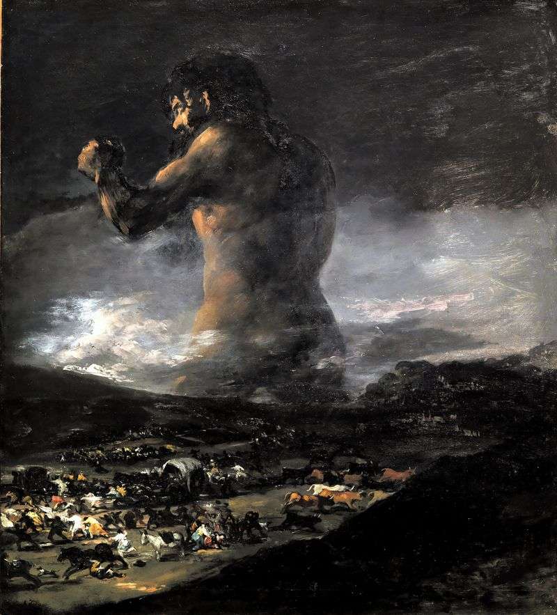 Colossus   Francisco de Goya