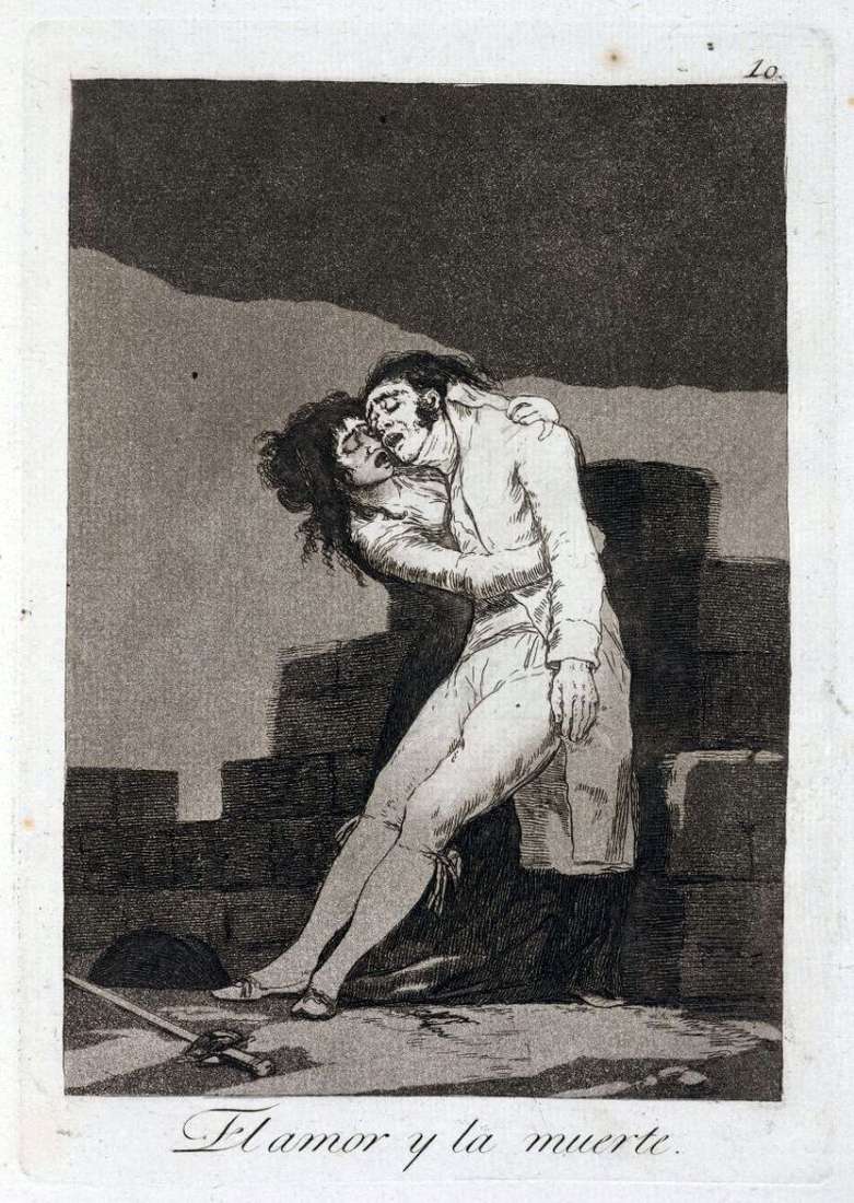 Miłość i śmierć   Francisco de Goya