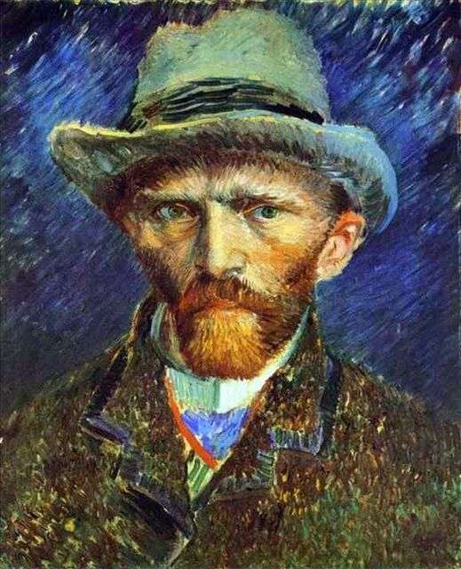 Autoportret w szarym kapeluszu   Vincent Van Gogh
