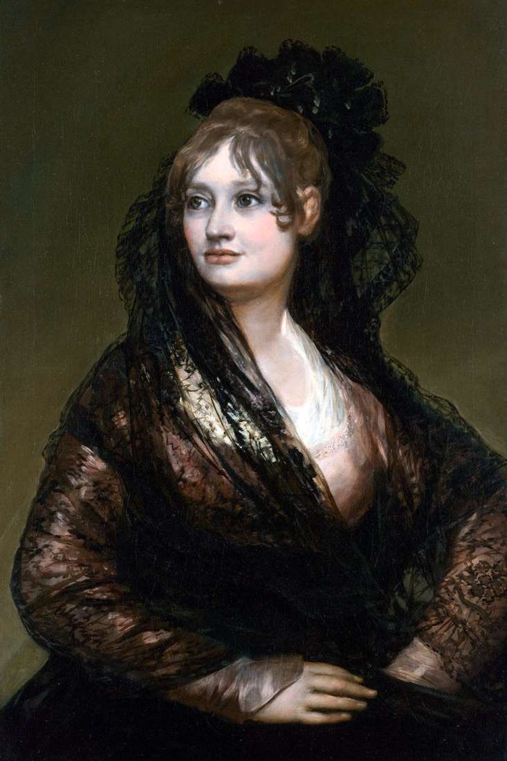 Portret Donny Isabel de Porselle   Francisco de Goya