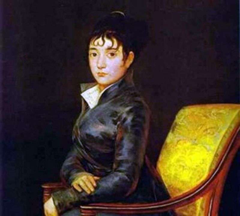 Portret Dona Teresa Louise de Surred   Francisco de Goya
