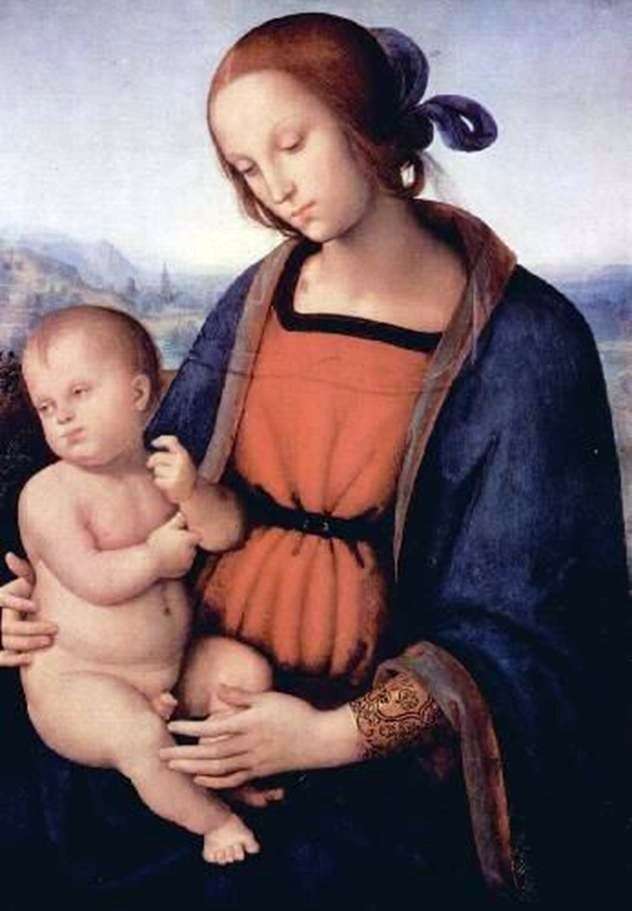 Madonna z Dzieciątkiem   Pietro di Cristoforo Vanucci Perugino