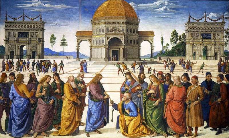 Przekazanie kluczy Apostołowi Piotrowi   Pietro Perugino