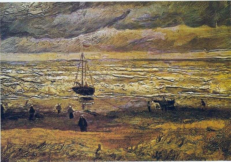 Widok na morze w Scheveningen   Vincent Van Gogh