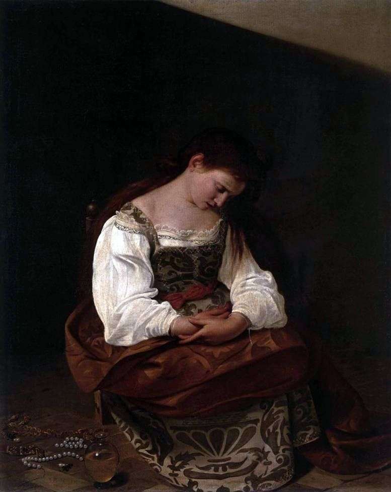 The Penitent Magdalen   Michelangelo Merisi da Caravaggio