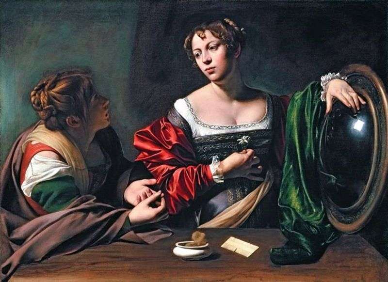 Marta i Maria Magdalena   Michelangelo Merisi da Caravaggio