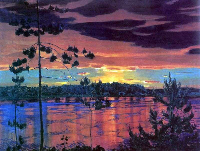 Zachód słońca   Arkady Rylov