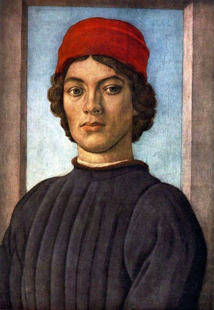 Portret młodego mężczyzny   Filippino Lippi