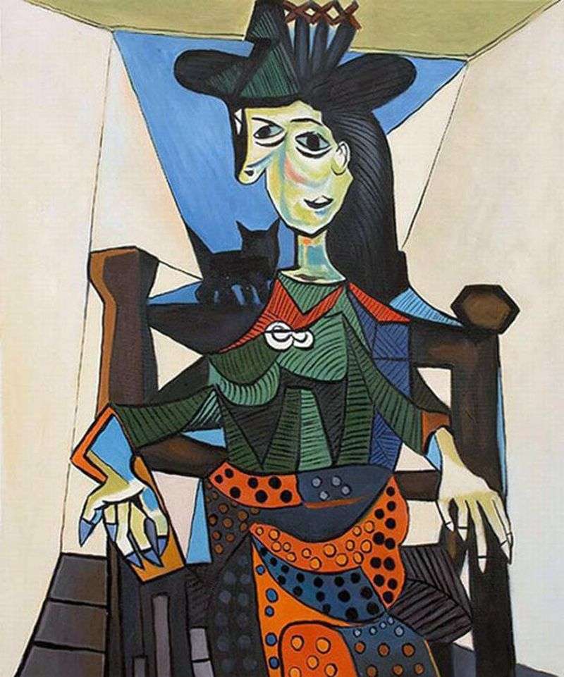 Dora Maar z kotem   Pablo Picasso