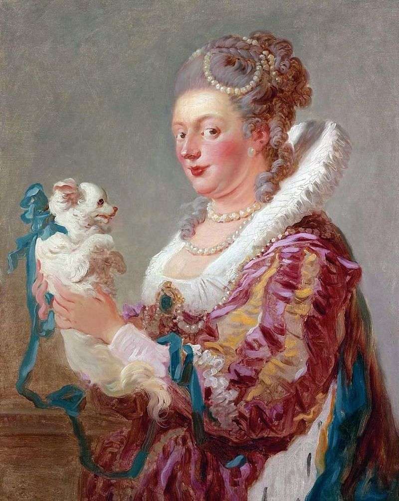 Pani z psem   Jean Honore Fragonard