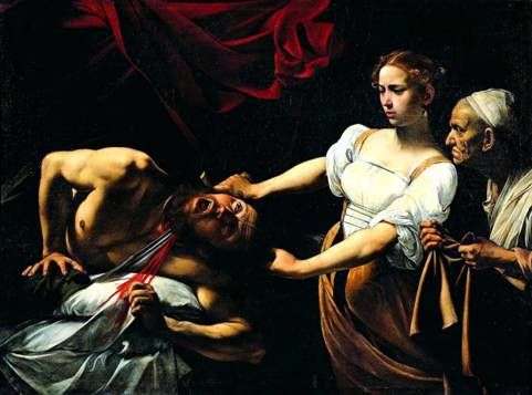 Judith zabija Holofernesa   Michelangelo Merisi da Caravaggio