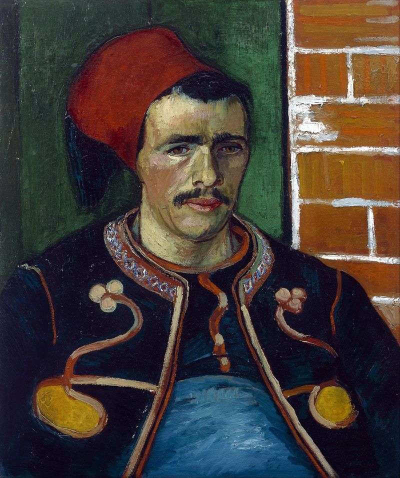 Zuav (Portret w połowie długości)   Vincent Van Gogh