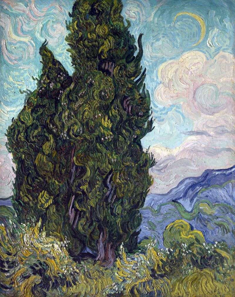 Cypress Trees   Vincent Van Gogh