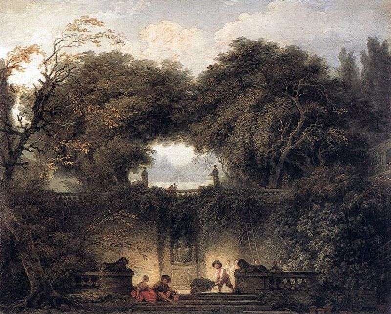 Little Park   Jean Honore Fragonard