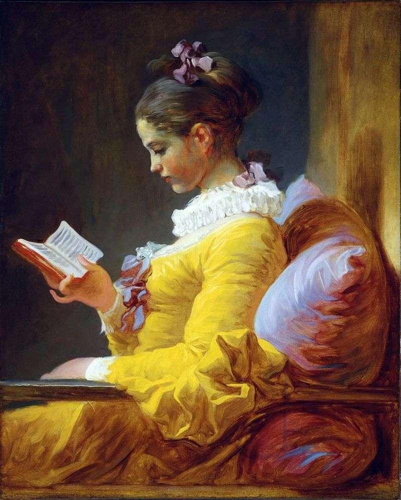 Młody czytelnik   Jean Honore Fragonard